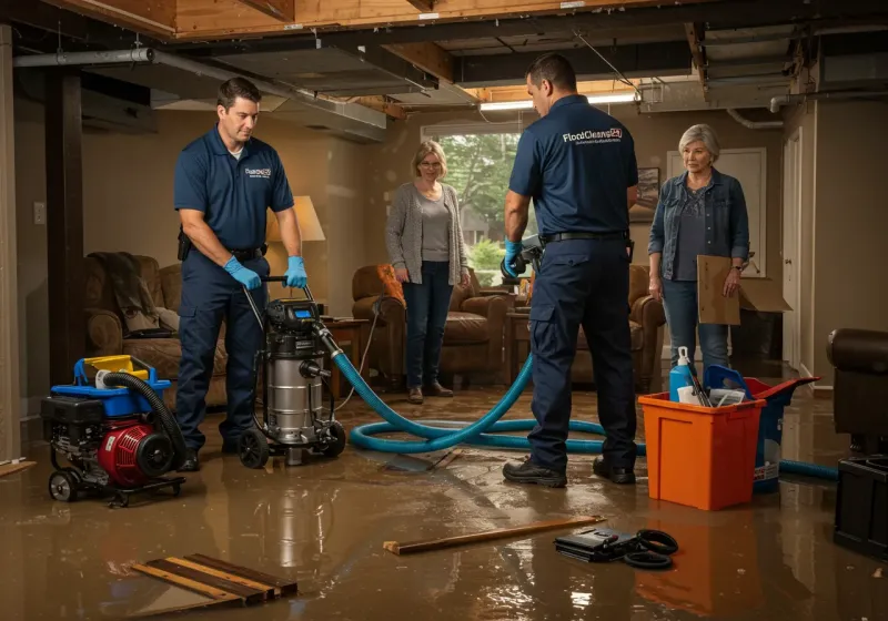 Basement Water Extraction and Removal Techniques process in Hancock County, OH